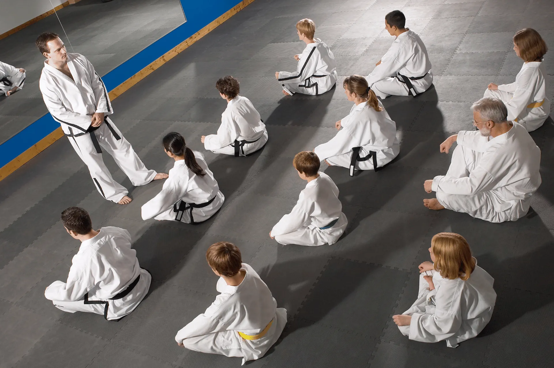 Students training at Maverick Black Belt Academy